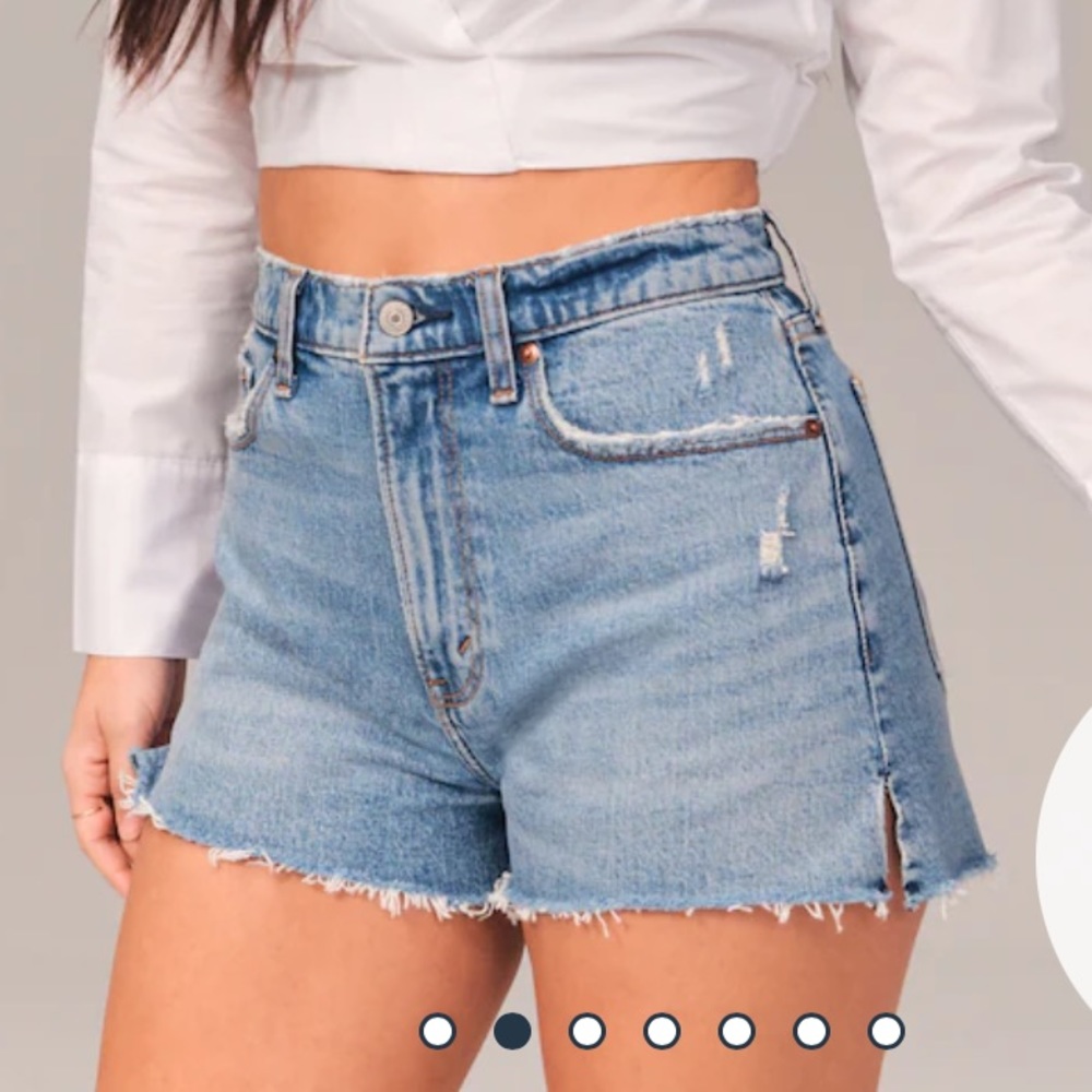 Abercrombie Denim Short Mom Short High Rise Curve Love